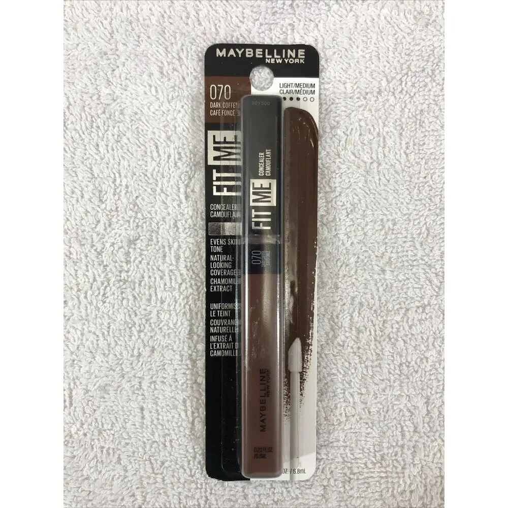 5 PACK ~ Maybelline Fit Me Liquid Concealer, Light/Medium 070 NEW